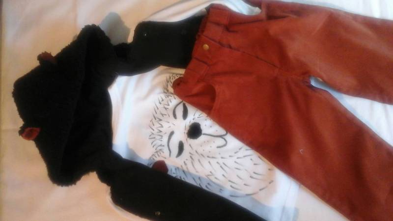 Weste, Langarmshirt Und Cordhose in Grösse 92 von KruschisNaewerkstatt