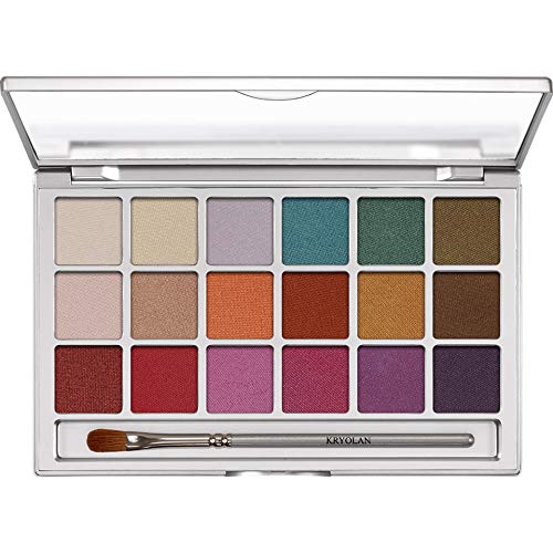 Eye-Shadow-Palette VARITY mit 18 Farben (20g), V1 von Kryolan