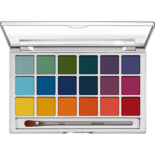 Eye-Shadow-Palette VARITY mit 18 Farben (20g), V2 von Kryolan