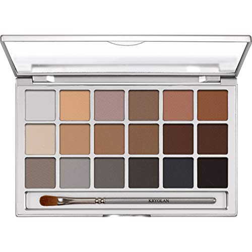 Kryolan Eye Shadow Palette VARITY mit 18 Farben (20g), V3 von Kryolan