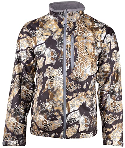 Kryptek Herren Njord Winddichte Softshelljacke für kaltes Wetter, super leise, Skyfall, X-Large von Kryptek