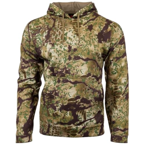 Kryptek Herren Performance Tartaros Hoodie, Stealthy Camo Pull Over Sweatshirt mit Spartan Logo, Übergang, Medium von Kryptek
