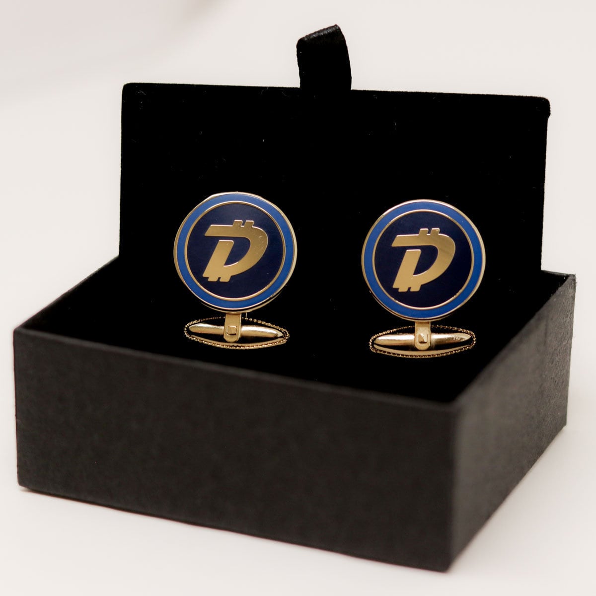 Digibyte Manschettenknöpfe Krypto | Gold Krypto-Geschenk von Kryptoez