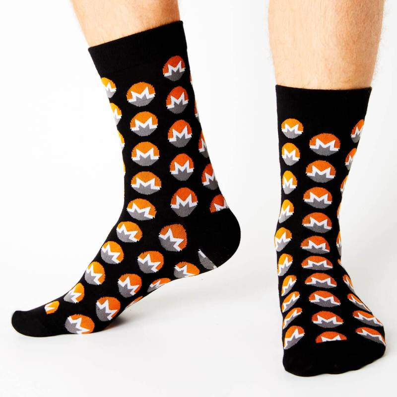 Monero Kryptosocke - Krypto Währung Neuheit Unisex Crew Fit Dress Sox Tolles Geschenk Monero Kryptosocke - Krypto Währung Neuheit Unisex Crew Fit Dress Sox Tolles Geschenk von Kryptoez