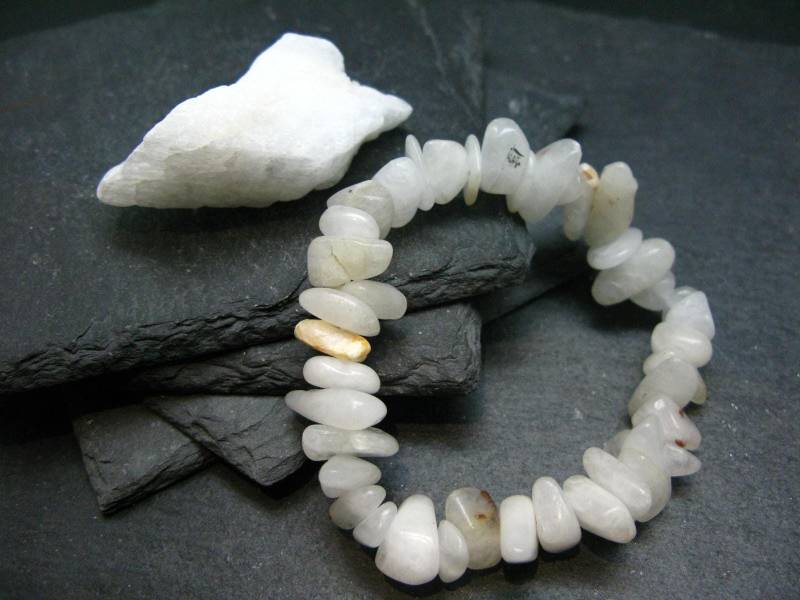 Kryolith Echtes Armband ~ 7 Zoll 12 Mm Trommelperlen von KrystalBracelet