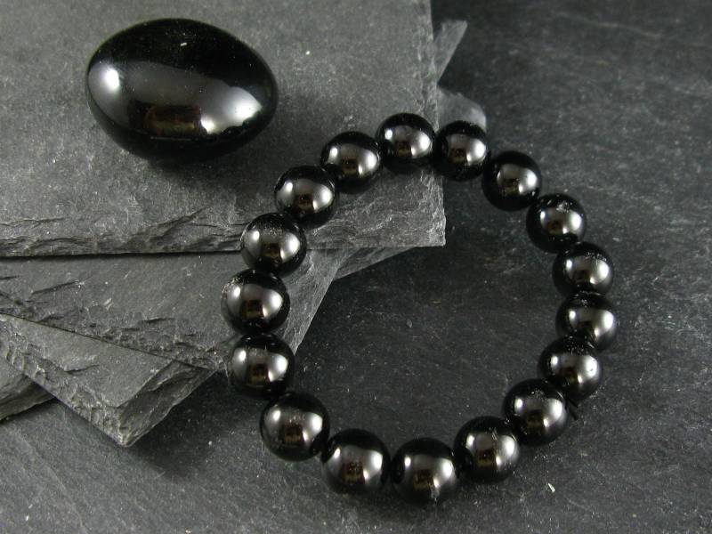 Schwarzer Onyx Echtes Armband ~ 7 Zoll 10 Mm Runde Perlen Schwarzer Onyx Echtes Armband ~ 7 Zoll 10 Mm Runde Perlen von KrystalBracelet