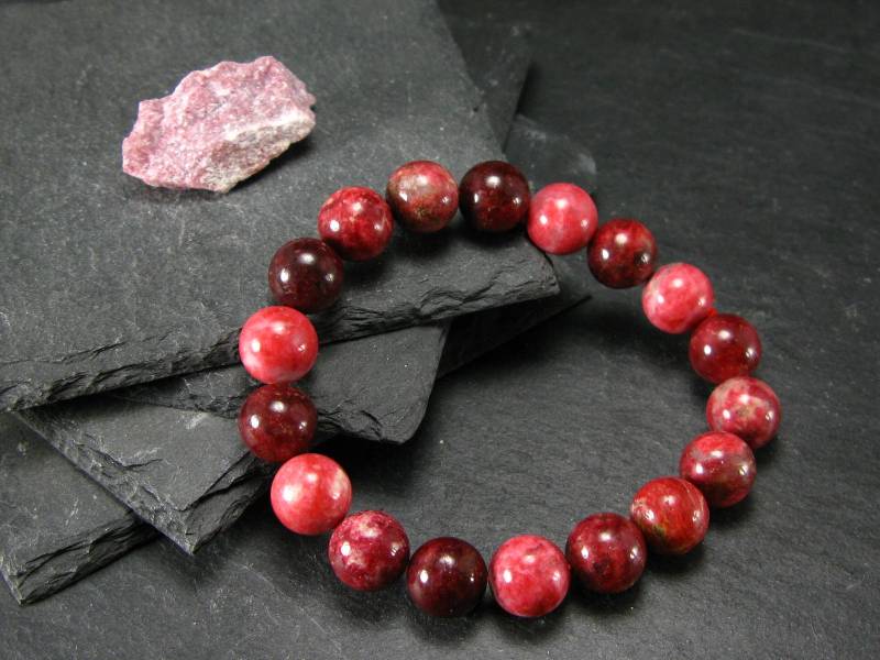 Thulit Echtes Armband ~ 7 Zoll 10 Mm Runde Perlen Thulit Echtes Armband ~ 7 Zoll 10 Mm Runde Perlen von KrystalBracelet