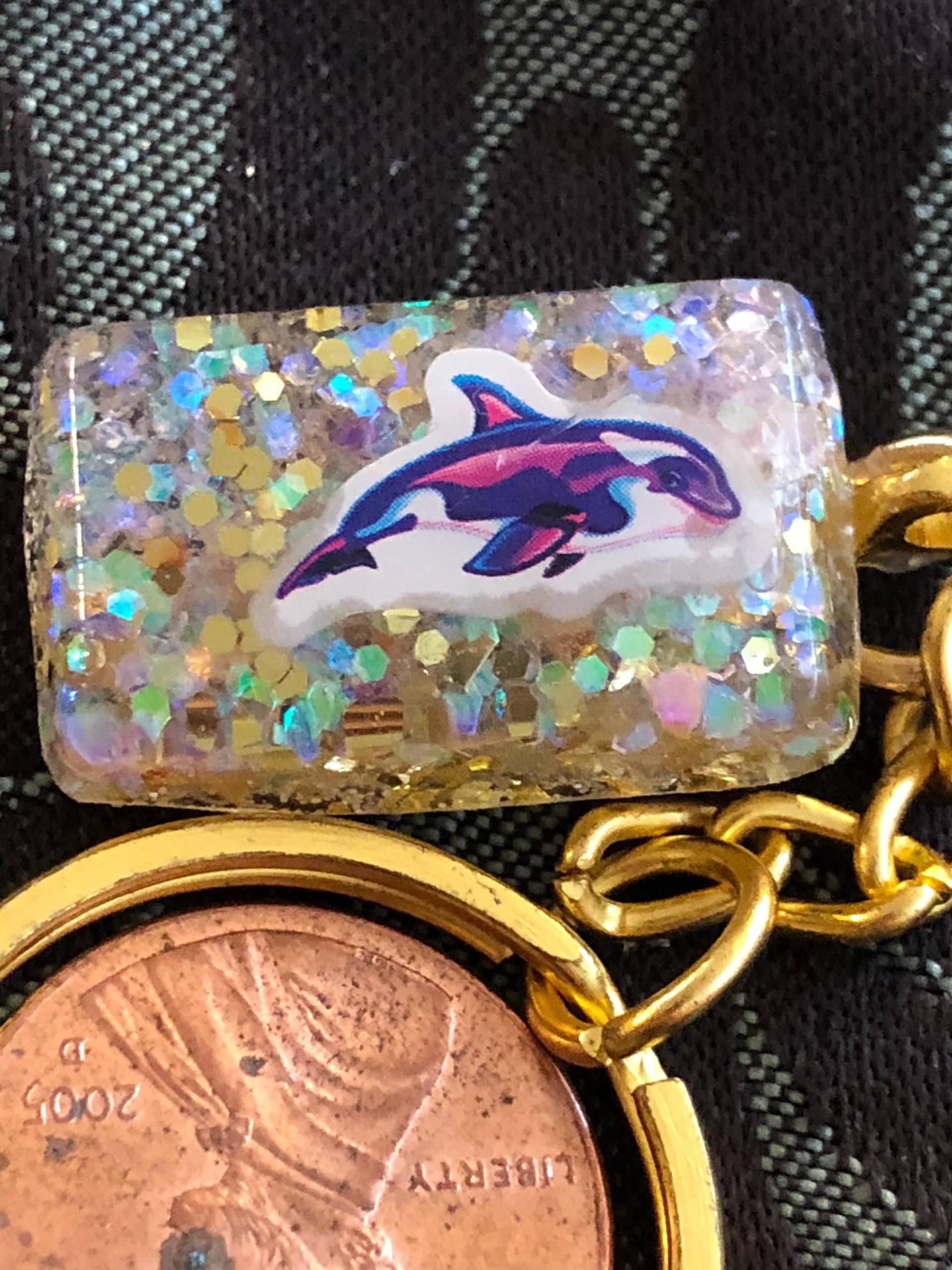 Kawaii Wal Schlüsselanhänger Aus Resin Kawaii Wal Schlüsselanhänger Aus Resin von KrystalGifts