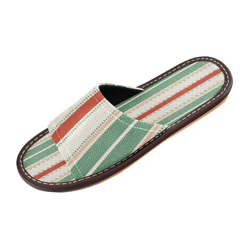 Ksajwzf Hausschuhe für Damen und Herren, gestreift, Sommer, offene Zehenpartie, Reise, Hausschuhe, Marineblau, Farbe 2, 33/34 EU Ksajwzf Hausschuhe für Damen und Herren, gestreift, Sommer, offene Zehenpartie, Reise, Hausschuhe, Marineblau, Farbe 2, 33/34 EU von Ksajwzf