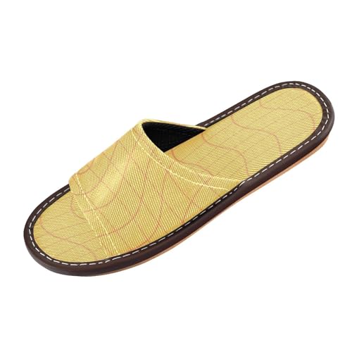 Ksajwzf Hausschuhe für Damen und Herren, kariert, kariert, Sommer, offene Zehenpartie, Reise, Hausschuhe, Rot / Weiß, Farbe 9, 42/43 EU von Ksajwzf