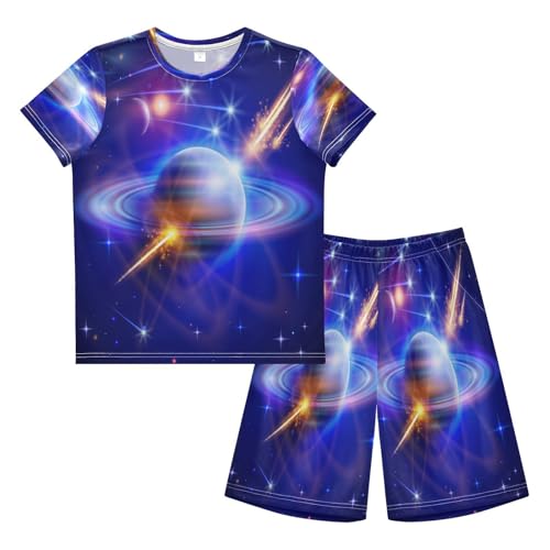 Ksajwzf Kinder Jungen Schlafanzug Set Raum Sterne Flugzeugten Shorty Pyjamaset Nachtwäsche Sommer Kurzarm Kurzarm Pyjamas Sets Outfit Universum Raum Galaxis Ksajwzf Kinder Jungen Schlafanzug Set Raum Sterne Flugzeugten Shorty Pyjamaset Nachtwäsche Sommer Kurzarm Kurzarm Pyjamas Sets Outfit Universum Raum Galaxis von Ksajwzf
