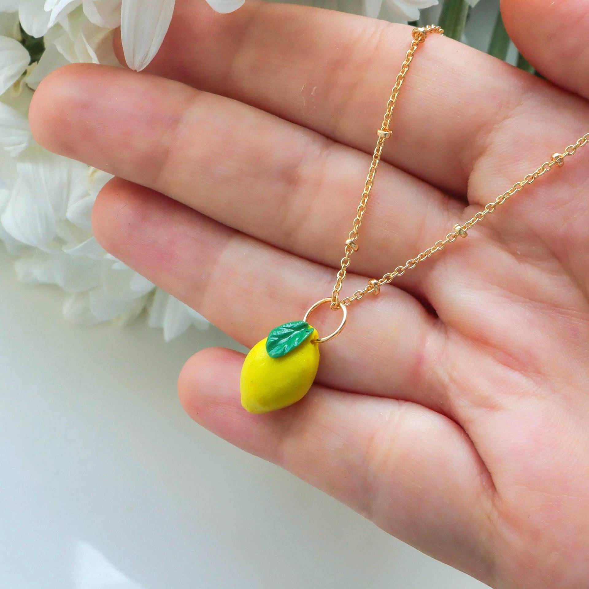 Handgemachte Zitrone Anhänger Polymer Clay Obst Anhänger Handgemachte Zitrone Anhänger Polymer Clay Obst Anhänger von Kscrafthouseofficial