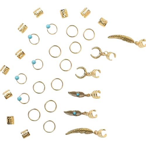 31 modische Dreadlock-Spulen aus Legierung, Haarschmuck für Hochzeiten, Partys oder den täglichen Gebrauch von Ksikdeg