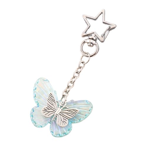 Bows Schlüsselbeutel Zauber Für Frauen Geldbeutel Handtasche Rucksack Anhänger Auto Keyring Ästhetische Schmetterlingsbögen Zauber von Ksikdeg