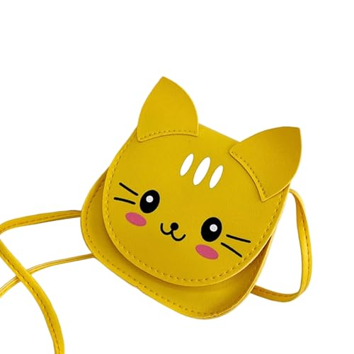 Einzigartige Katzenmuster Umhängetasche Für Kinder Kompakte Größe Verstellbares Gurt Crossbody Taschen Mädchen Modische Kleine Geldbörse Kinder Party Umhängetasche Mit Cartoon Druck von Ksikdeg