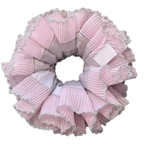 Feminines elastisches Haargummi mit einzigartigem doppellagigem Spitzen-Haarband, große Haar-Accessoires für Frauen von Ksikdeg