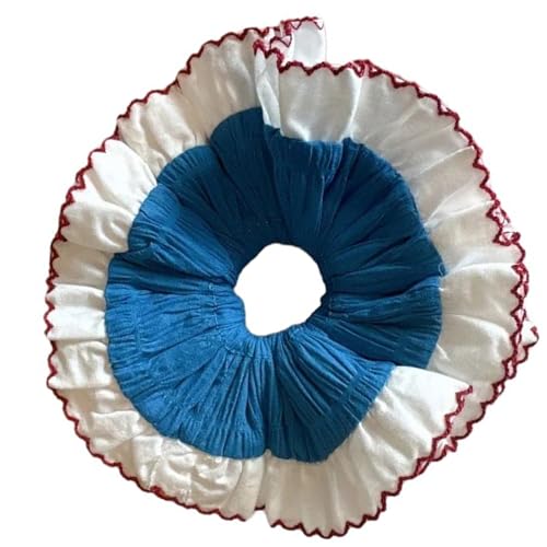 Haargummis mit Spitzenbesatz für Frauen und Mädchen, Hochsteckfrisuren, elastisch, ästhetisch, Haarkreise, modischer Pferdeschwanz-Halter von Ksikdeg