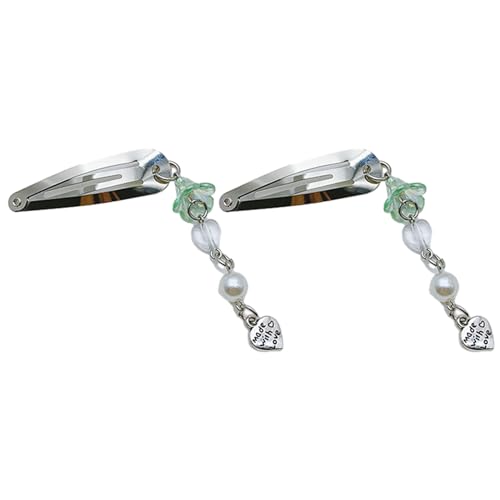 Haarschmuck für Damen, Perlen, Quasten, Haarspange, bunte Haarnadel, Dekoration für Mädchen, Perlen-Haarspangen von Ksikdeg