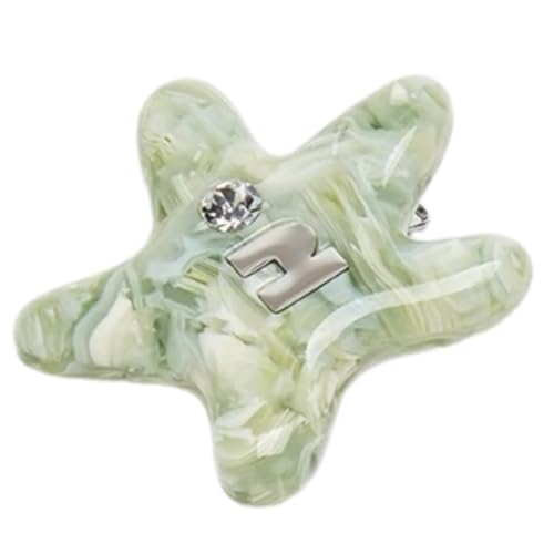 Haarspangen mit Seestern-Muster, Glitzer, Prinzessinnen, Harz, Haarnadel für Partys, Hochzeiten und den täglichen Gebrauch von Ksikdeg