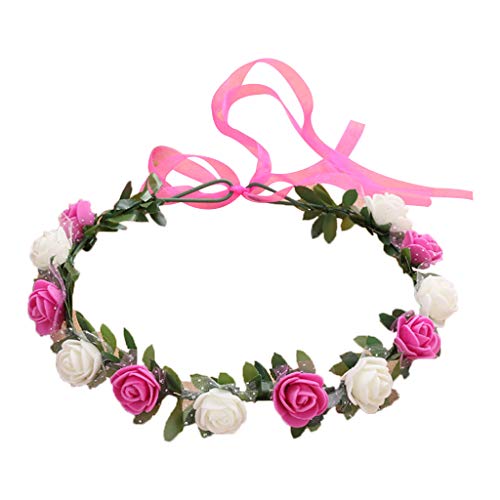 Kopfschmuck für Damen und Mädchen, Blumenkranz, Kunstrose, Hochzeit, Party, Brautschmuck Kopfschmuck für Damen und Mädchen, Blumenkranz, Kunstrose, Hochzeit, Party, Brautschmuck von Ksikdeg