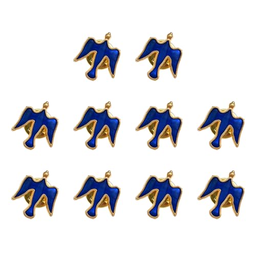 Ksikdeg 10 Stück Elegante Tauben Brosche Pin Kleine Tauben Brosche Stilvolle Kleidung Pin Mode Kleidung Zubehör für Mann, 3*3*1, Metall Ksikdeg 10 Stück Elegante Tauben Brosche Pin Kleine Tauben Brosche Stilvolle Kleidung Pin Mode Kleidung Zubehör für Mann, 3*3*1, Metall von Ksikdeg