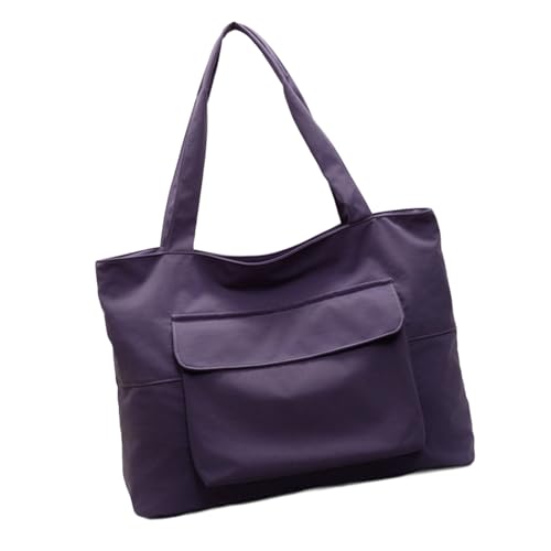 Ksikdeg Bürotaschen aus Nylon, lässige Unterarm-Handtasche, geräumige Schultertasche für den täglichen Gebrauch, mit Organisation und bequemer Nylontasche, violett, One Size Ksikdeg Bürotaschen aus Nylon, lässige Unterarm-Handtasche, geräumige Schultertasche für den täglichen Gebrauch, mit Organisation und bequemer Nylontasche, violett, One Size von Ksikdeg