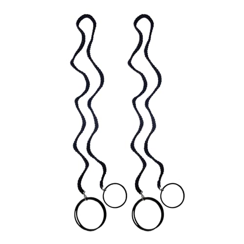 Ksikdeg Bunte Haargummis, weich, gewebt, elegant, Pferdeschwanz für Damen von Ksikdeg