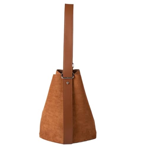 Ksikdeg Frauen Mode Umhängetasche PU Leder Slouchy Eimer Handtasche Unterarm Geldbeutel Freizeit Achselhöhlen Taschen Für Den Täglichen Gebrauch Unterarm von Ksikdeg