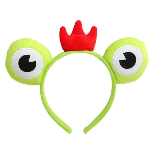 Ksikdeg Frösche Stirnbänder Cosplay Kronen Kopfbedeckung Haarbänder Kopfbedeckung Make-up Waschen Gesicht Haarbänder Geburtstag von Ksikdeg
