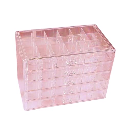 Ksikdeg Moderner Schmuck Box Multi Layer 120 Grids Schmuckhalter Für Frauen Modische Accessoires Lagerbehälter von Ksikdeg