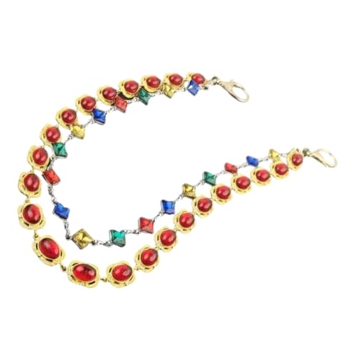 Ksikdeg Stilvolle Edelsteine ​​Taille Kette Leichtes Tanzgürtel Dekoration Verbessert Ihren Look Für Partys Und Alltägliche Verschleiß von Ksikdeg