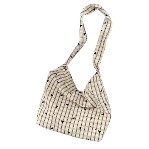 Ksikdeg Stilvolle Umhängetasche aus Polyester mit koreanischem Design, lässige Umhängetasche, Umhängetasche mit kleiner Innentasche für Arbeit, täglichen Gebrauch, leichte Reisetasche, D, One Size Ksikdeg Stilvolle Umhängetasche aus Polyester mit koreanischem Design, lässige Umhängetasche, Umhängetasche mit kleiner Innentasche für Arbeit, täglichen Gebrauch, leichte Reisetasche, D, One Size von Ksikdeg
