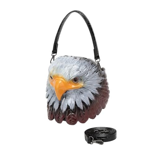 Ksikdeg Tasche mit modernem Eulen-Design, reißfestes PU-Gewebe, geräumiges Innenfutter, verstellbarer Riemen, Crossbody-Tasche, perfekt für Profis, modische Unisex-Umhängetasche, braun, One Size Ksikdeg Tasche mit modernem Eulen-Design, reißfestes PU-Gewebe, geräumiges Innenfutter, verstellbarer Riemen, Crossbody-Tasche, perfekt für Profis, modische Unisex-Umhängetasche, braun, One Size von Ksikdeg