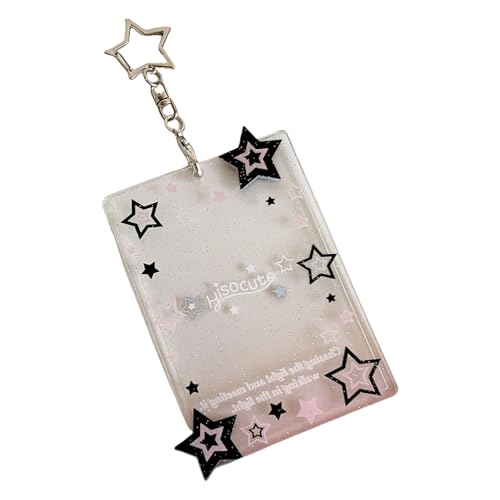 Ksikdeg Tragbarer Star Kartenhalter Schlüsselbund Charme Ideal Zum Sammeln Und Schutz Von Idol Fotokarten Unterwegs von Ksikdeg