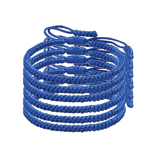 Ksikdeg Verstellbares, handgefertigtes Armband-Set, handgewebte Kordel, Schmuck, gewebte Armbänder mit verstellbarer Größe Ksikdeg Verstellbares, handgefertigtes Armband-Set, handgewebte Kordel, Schmuck, gewebte Armbänder mit verstellbarer Größe von Ksikdeg