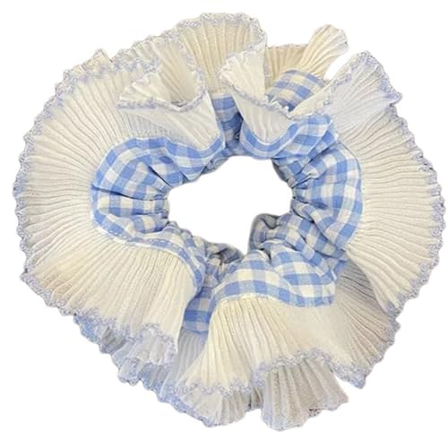 Ksikdeg Vintage-Spitzen-Haargummis, Hochsteckfrisur, übergroß, elegant, Pferdeschwanz für Damen Ksikdeg Vintage-Spitzen-Haargummis, Hochsteckfrisur, übergroß, elegant, Pferdeschwanz für Damen von Ksikdeg