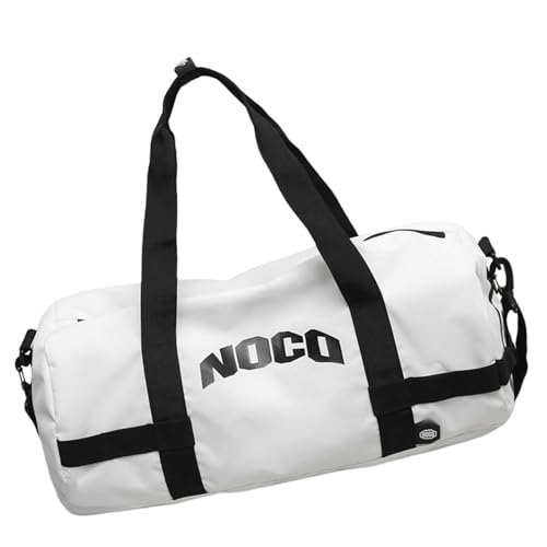 Praktische Nylontasche für Outdoor-Enthusiasten, Geschäftsreisende, geräumige, leichte Tragetasche mit verstärktem Griff, leichte Reisetasche, weiß, Mass Beauty Praktische Nylontasche für Outdoor-Enthusiasten, Geschäftsreisende, geräumige, leichte Tragetasche mit verstärktem Griff, leichte Reisetasche, weiß, Mass Beauty von Ksikdeg