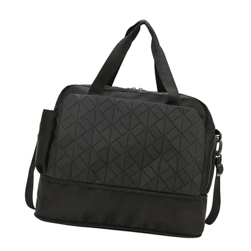 Reisetasche, Wochenendtasche, Übernachtungstasche, Workout, Fitnessstudio, Tragetasche, für Damen und Mädchen, Schultergeschenke, wasserabweisend, Reisetasche, Schwarz , Mass Beauty Reisetasche, Wochenendtasche, Übernachtungstasche, Workout, Fitnessstudio, Tragetasche, für Damen und Mädchen, Schultergeschenke, wasserabweisend, Reisetasche, Schwarz , Mass Beauty von Ksikdeg