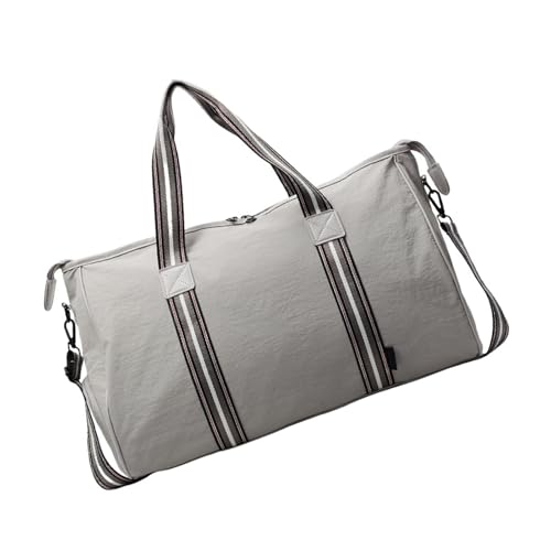 Reisetasche, leicht, mit Schuhfach, für Damen, Mädchen, Sport, Fitnessstudio, grau, Mass Beauty Reisetasche, leicht, mit Schuhfach, für Damen, Mädchen, Sport, Fitnessstudio, grau, Mass Beauty von Ksikdeg