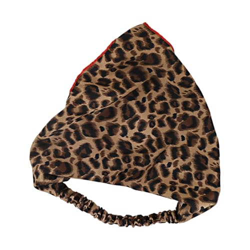 Stylisches Haarband mit Leopardenmuster, eleganter Plüsch-Haarreif, Freizeitkleidung, geeignet für langfristige Nutzung von Ksikdeg