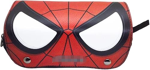 Ksopsdey Spiderman Federtasche Mäppchen, Große Kapazität Leinwand Spiderman Mäppchen, Große Kapazität für Schule & Büro. von Ksopsdey