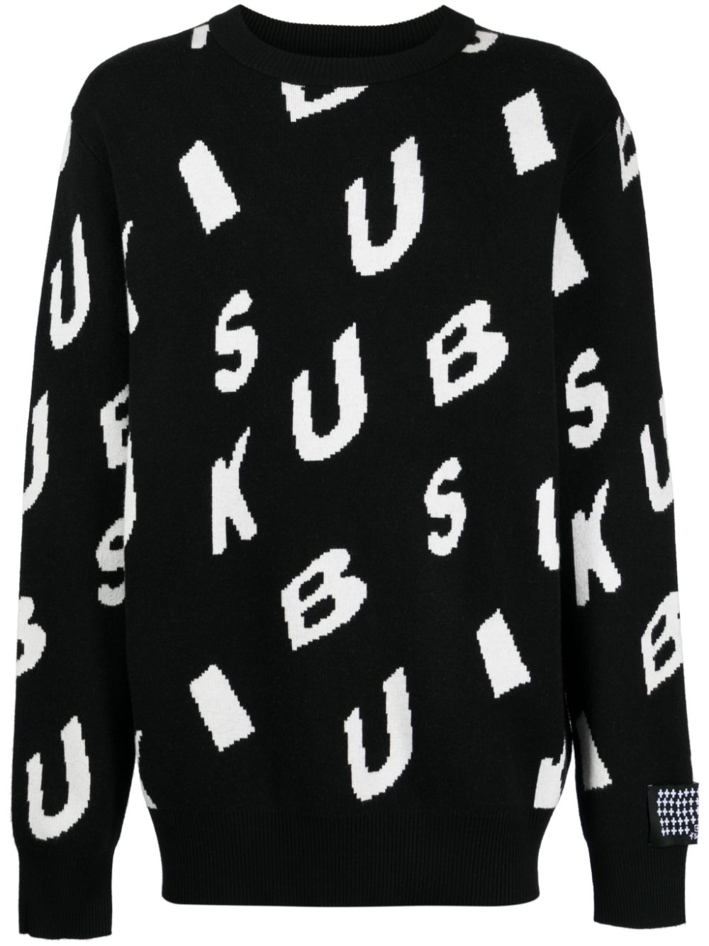 Ksubi Letters Jacquard-Pullover - Schwarz von Ksubi