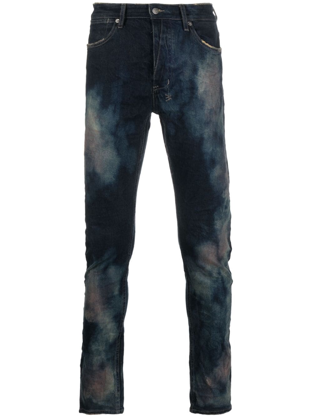 Ksubi Slim-Fit-Jeans mit Bleach-Effekt - Blau von Ksubi