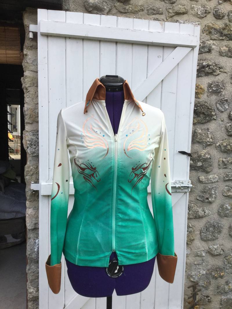 Western-Reitturnierhemd, Xs. Westernreit-Showkleidung Xs Western-Reitturnierhemd, Xs. Westernreit-Showkleidung Xs von Kswesternwear
