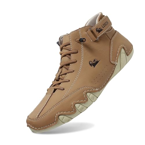 Barfuss Schuhe Damen Sommer Wasserdicht Schmerzlindernder Unsex Barfussschuhe Alpaca Outdoor Bequem Barefoot Shoes Barfußschuhe Ergonomischer Leder Weite H Bootsschuhe von Kswlwccpp