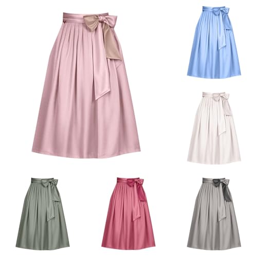 Dirndl Schürze Spitze, 2025 Trachtenrock Damen - Dirndl Schürze 60-70 cm Oktoberfest Lang Dirndlschürze Große Größen Trachten Rock S-XL von Kswlwccpp