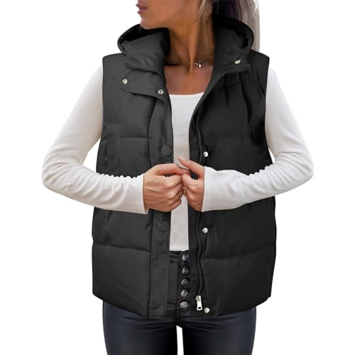 Kswlwccpp Daunenweste Damen Schwarz Leicht Kurz Ärmellose Weste Daunenweste Große Größen Winter Elegant Glänzend Damen-Westen Damenwesten Warm Herbst Sport Steppweste Gilet Weste Kswlwccpp Daunenweste Damen Schwarz Leicht Kurz Ärmellose Weste Daunenweste Große Größen Winter Elegant Glänzend Damen-Westen Damenwesten Warm Herbst Sport Steppweste Gilet Weste von Kswlwccpp