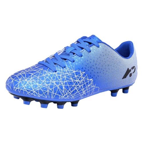 Kswlwccpp Fußballschuhe Kinder FG/AG Footballschuhe Jungen Mädchen Kids Kunstrasen Trainingsschuhe Soccer Schuhe Sportschueh Teens draußen Hallenfußball Indoor Outdoor Unisex Fussballschuhe von Kswlwccpp