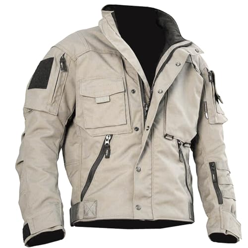 Kswlwccpp Jacke Herren, Warm Herbst Baumwolle Übergangsjacke Pilotenjacke Atmungsaktiv 6Xl mit Kragen Fliegerjacke Arbeitsjacke Winter mit Fell Modern Gefüttert Herren-Jacken Winterjacke Kswlwccpp Jacke Herren, Warm Herbst Baumwolle Übergangsjacke Pilotenjacke Atmungsaktiv 6Xl mit Kragen Fliegerjacke Arbeitsjacke Winter mit Fell Modern Gefüttert Herren-Jacken Winterjacke von Kswlwccpp