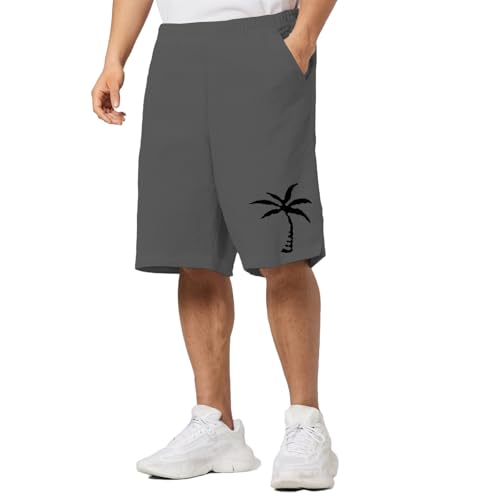 Kswlwccpp Sweathose Herren Kurz Stretch Große Größen Outdoor Kurz Hosen Kurze Jogginghose Gym Sommer Mit Gummizug Sportshorts Herren-Shorts Sport 6XL Baumwolle Sweatshorts Bermuda Shorts von Kswlwccpp
